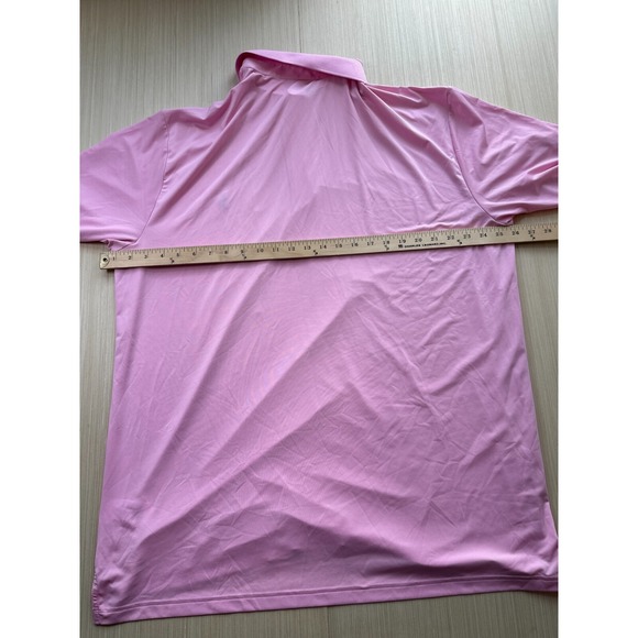 Polo Ralph Lauren Golf Shirt Mens XLT Pink Pony Logo Performance Short Sleeve - Picture 3 of 4